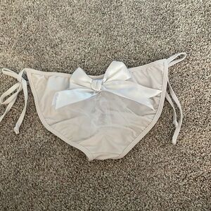 White Bridal Swimsuit Bottoms
